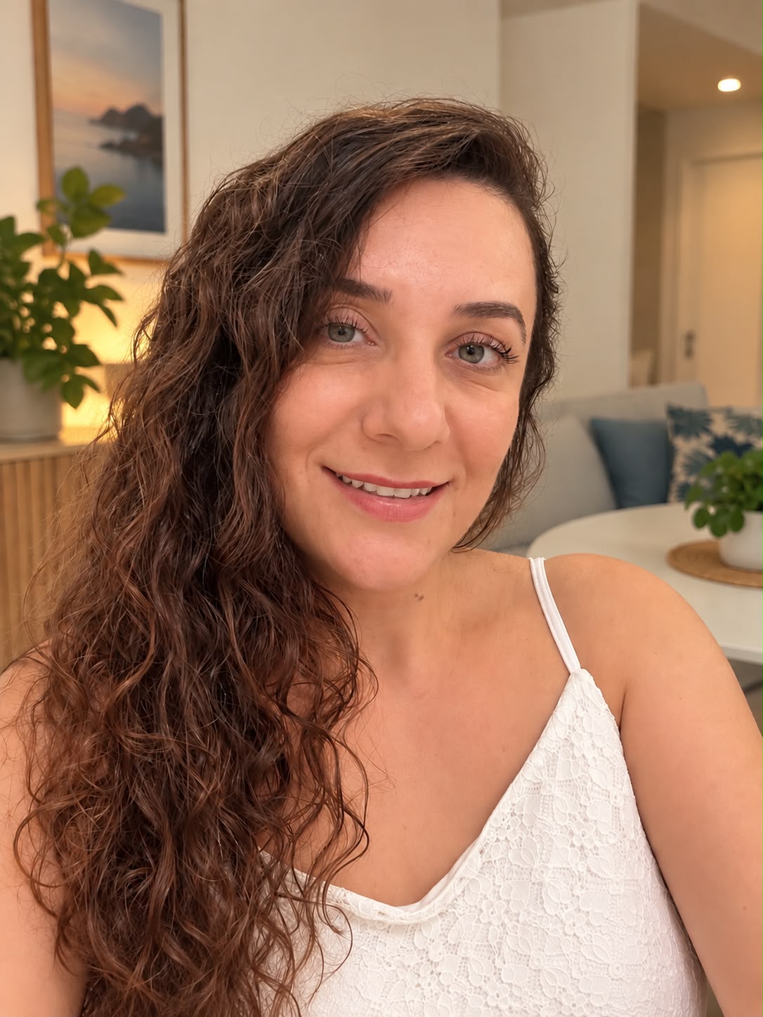 Acácia, anfitriã do apartamento
